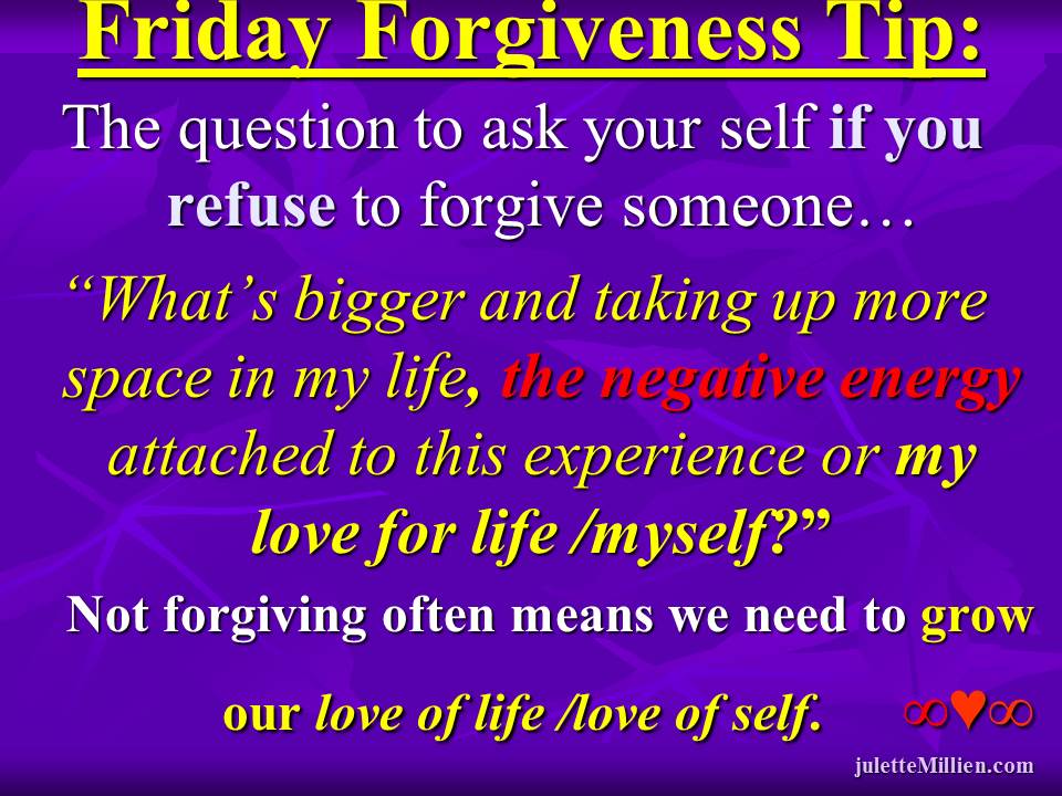 Forgiveness Tip Time – Release the Burden!