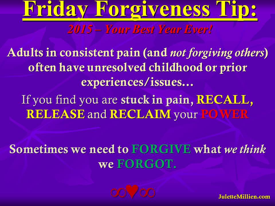 Forgiveness Tip Time – Reclaim Your Power in 3 Steps