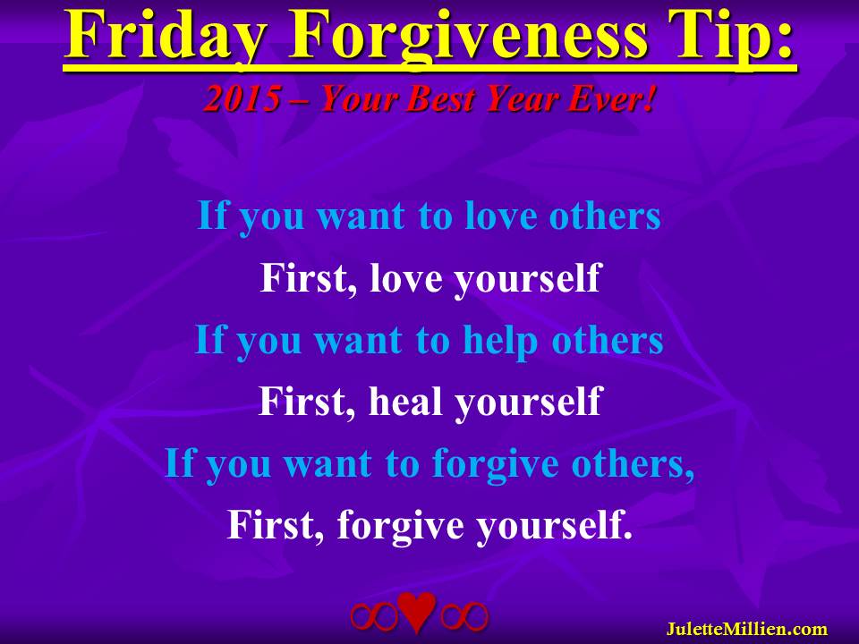 Forgiveness Tip Time – It’s All About You