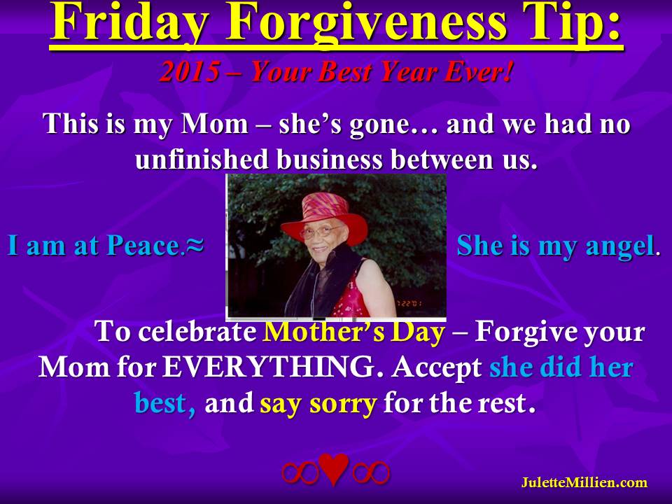Forgiveness Tip Time – Forgiving Mom