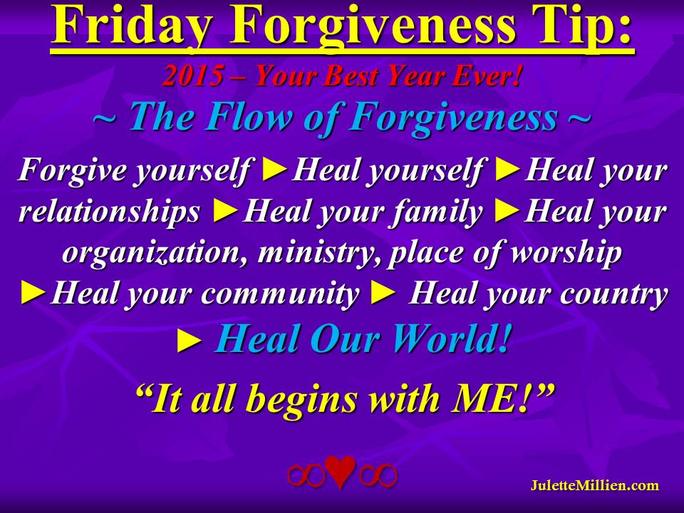 Forgiveness Tip Time – Who Starts the Forgiveness Flow?