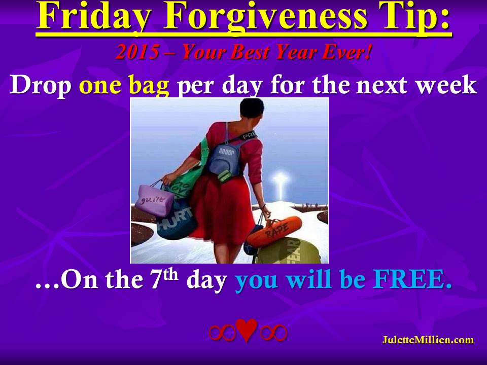 Forgiveness Tip Time – Drop One Bag Per Day