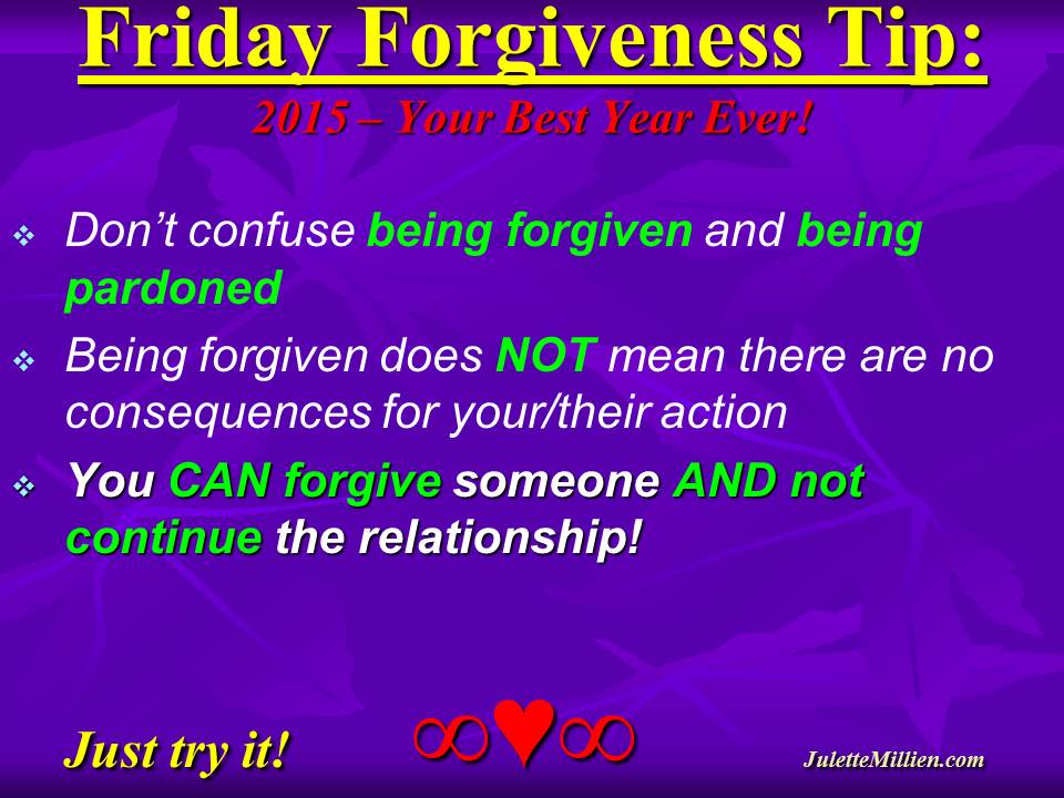 Forgiveness Tip Time – Big Difference Between Pardoning and Forgiving!